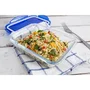 Pyrex PYR3426470297035 Juego de 5 Fiambreras Cook & Go de Vidrio Rectangular con Tapa Hermética de 0,8 L