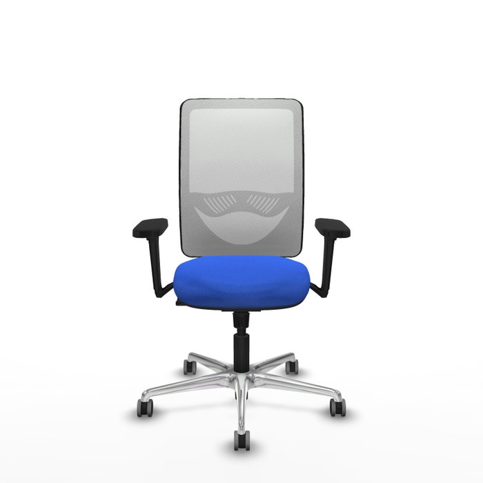 PIQUERAS Y CRESPO Silla de oficina Zulema con mecanismo Sincro, Azul y Blanco PIQUERAS Y CRESPO Silla de oficina Zulema con mecanismo Sincro, Azul y Blanco