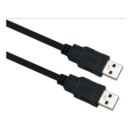 Helos Cable USB 3.2 Gen 1 A a A de 5 m, Negro