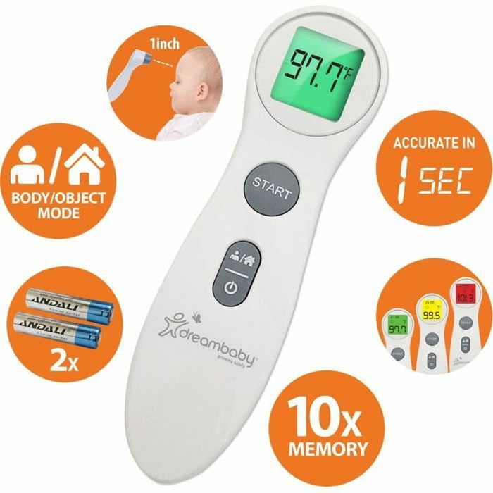Dreambaby Termómetro Digital de Frente Infrarrojo Sin Contacto Dreambaby Termómetro Digital de Frente Infrarrojo Sin Contacto