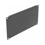 DeLOCK Cubierta Ciega de Gabinete de Red 19″ 4U Negro