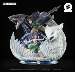 Tsume Arts HQS+ Figura Gajeel & Wendy Resina Escala 1/4 Fairy Tail Estatua 70x73x56cm Edición Limitada