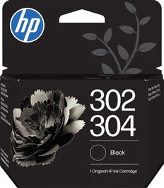 HP Cartucho de tinta original 302 / 304 Negro