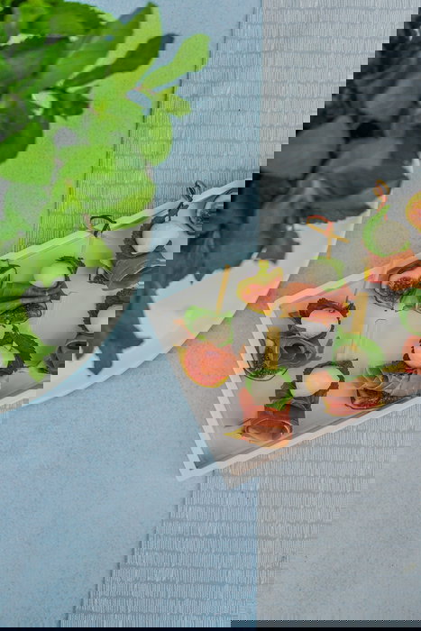 Algon Set 20 Pinchos de Bambú Agarrador 10.5 cm (48 Unidades)