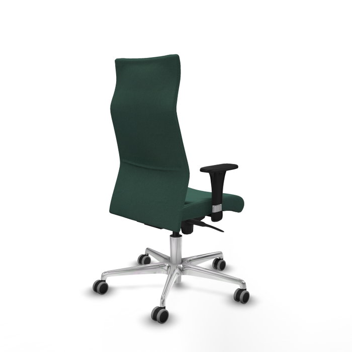PIQUERAS Y CRESPO Sillón Albacete Verde botella con Mecanismo Sincro y Base de Aluminio PIQUERAS Y CRESPO Sillón Albacete Verde botella con Mecanismo Sincro y Base de Aluminio