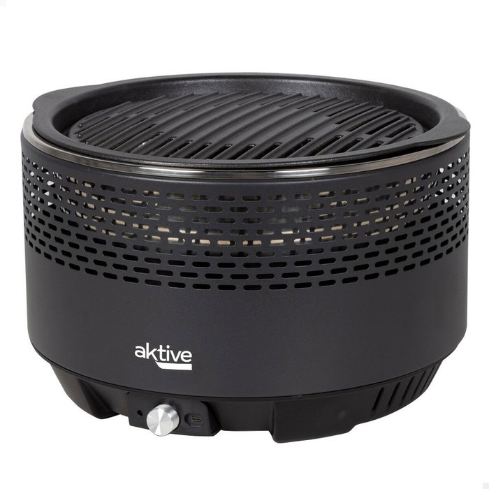 Aktive Barbacoa Redonda Sin Humo Negro D34 cm Aktive Barbacoa Redonda Sin Humo Negro D34 cm