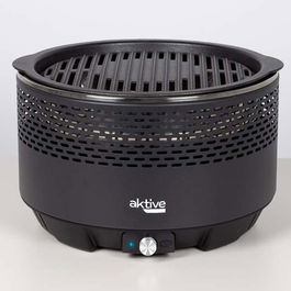 Aktive Barbacoa Redonda Sin Humo Negro D34 cm