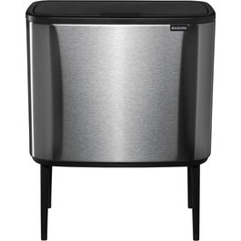 Brabantia Bo Touch Bin Acero Mate 11 + 23 L