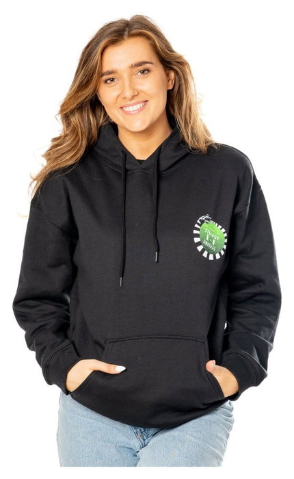 Beetlejuice Sudadera capucha Front Back World Tour Talla S