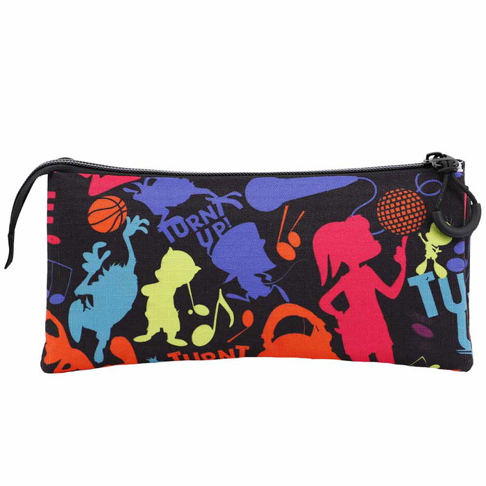 Estuche Portatodo Triple HS Tune Squad Looney Tunes Space Jam 2: A New Legacy Multicolor