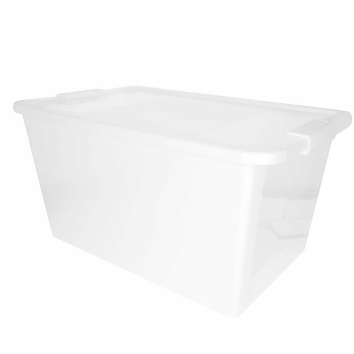 Caja de Almacenaje con Tapa Curver Blanco Plástico 40 L 55 x 28 x 35 cm (5 Unidades)