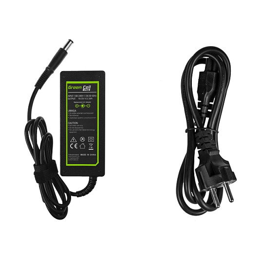 Green Cell Adaptador de corriente PRO AD07AP 65W 19.5V para Dell Green Cell Adaptador de corriente PRO AD07AP 65W 19.5V para Dell
