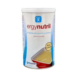 NUTERGIA Ergynutril - Proteínas en Polvo de Vainilla con FOS, Vitaminas y Minerales, Preparación Hiperproteica para Dietas, Deportistas y Control de Peso, 350 g