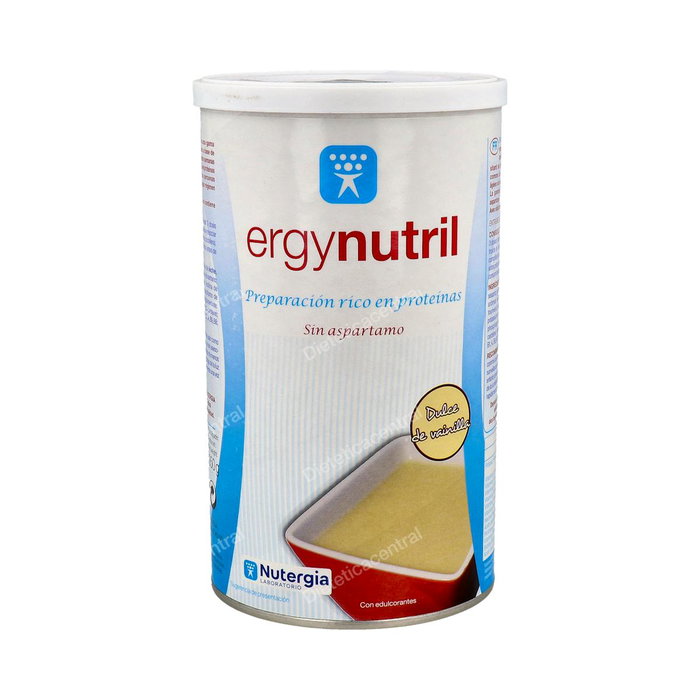 NUTERGIA Ergynutril - Proteínas en Polvo de Vainilla con FOS, Vitaminas y Minerales, Preparación Hiperproteica para Dietas, Deportistas y Control de Peso, 350 g NUTERGIA Ergynutril - Proteínas en Polvo de Vainilla con FOS, Vitaminas y Minerales, Preparación Hiperproteica para Dietas, Deportistas y Control de Peso, 350 g