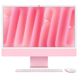 Apple iMac 24 pulgadas, chip M4, 16 GB, 256 GB SSD, Rosa