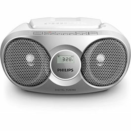 Philips AZ215S Radio CD Soundmachine Plata