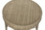 DKD Home Decor Mesita Auxiliar Balines Natural Ratán Set de 2 Piezas 61 x 52 x 61 cm