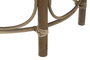 DKD Home Decor Mesita Auxiliar Balines Natural Ratán Set de 2 Piezas 61 x 52 x 61 cm