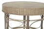 DKD Home Decor Mesita Auxiliar Balines Natural Ratán Set de 2 Piezas 61 x 52 x 61 cm
