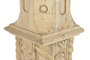 DKD Home Decor Columna Decorativa Antique Columns en Teca Natural 30x200x30 cm