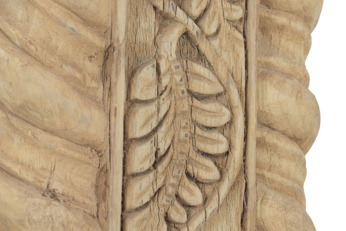 DKD Home Decor Columna Decorativa Antique Columns en Teca Natural 30x200x30 cm