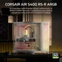 Corsair CC9011319WW Caja PC AIR 5400 RS-R ARGB Cristal Templado Media Torre Ventiladores Rotor Invertido RGB Blanco