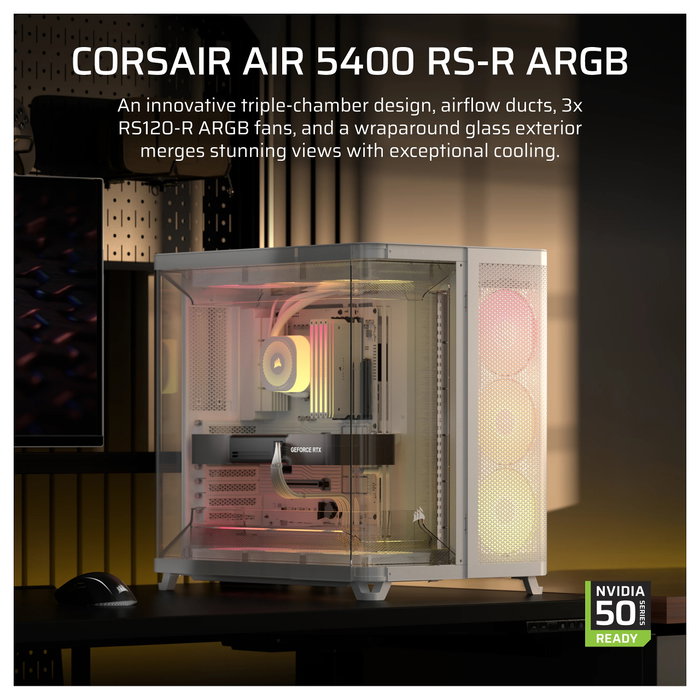 Corsair AIR 5400 RS-R ARGB Blanco