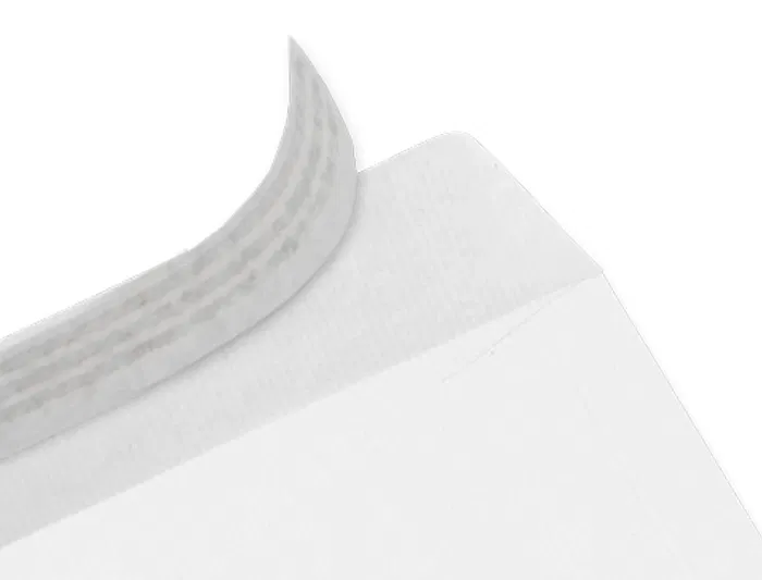 Liderpapel Bolsa N 10 Blanca Folio Prolongado 250x353 mm con Tira de Silicona Paquete 25 Unidades