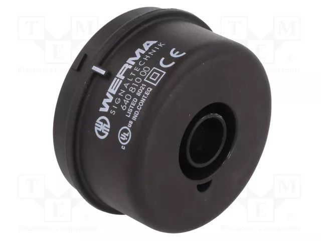 WERMA KombiSIGN 71 Módulo de automatización base negro