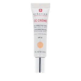 Erborian CC Cream SPF30 #Dore 15ml, Hidratante, Correctora, Centella Asiática, Ácido Hialurónico