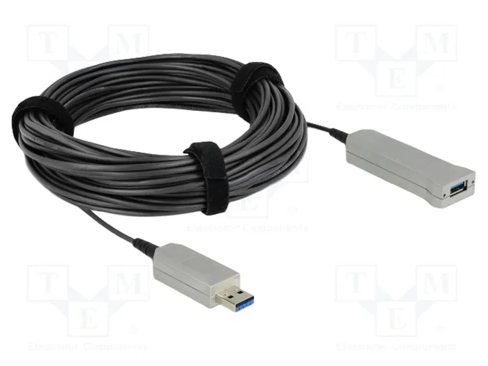 DeLOCK Cable Óptico Activo USB 20 m Tipo A a Tipo A y Micro-B 5 Gbps - Negro, Plata DeLOCK Cable Óptico Activo USB 20 m Tipo A a Tipo A y Micro-B 5 Gbps - Negro, Plata