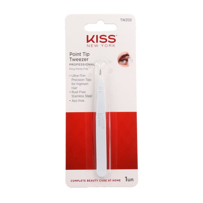 Red Kiss Ksny Point Tip Tweezer Pinza Depilar de Precisión para Cejas y Vello Facial Red Kiss Ksny Point Tip Tweezer Pinza Depilar de Precisión para Cejas y Vello Facial