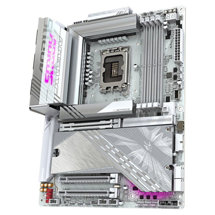 Gigabyte Z890 AORUS ELITE X ICE Placa Base ATX - Intel LGA 1851, DDR5 Hasta 9500MHz, Wi-Fi 7, Thunderbolt 4, S1851/DDR5/ATX Gigabyte Z890 AORUS ELITE X ICE Placa Base ATX - Intel LGA 1851, DDR5 Hasta 9500MHz, Wi-Fi 7, Thunderbolt 4, S1851/DDR5/ATX