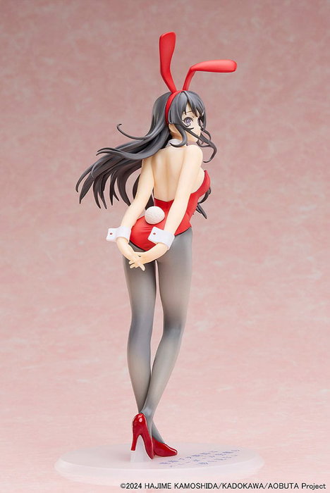 Rascal Does Not Dream of Bunny Girl Senpai Estatua 1/7 Mai Sakurajima Red Bunny Girl Ver. 27 cm