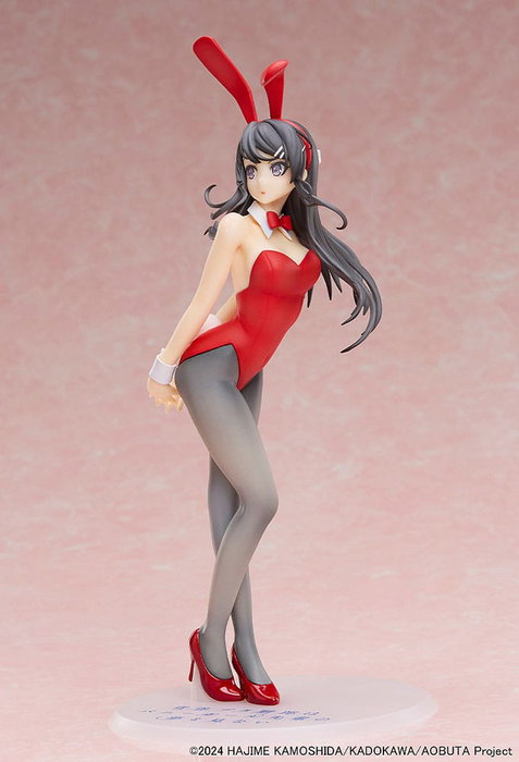 Rascal Does Not Dream of Bunny Girl Senpai Estatua 1/7 Mai Sakurajima Red Bunny Girl Ver. 27 cm