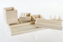 DKD Home Decor Organizador de Madera Natural 35x23x12 cm