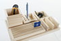 DKD Home Decor Organizador de Madera Natural 35x23x12 cm