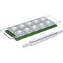 Marcato Ravioli Tablet Green Ravioliform en Verde / Plata