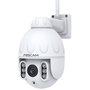 Foscam SD4-WB Cámara de Seguridad IP Exterior 4MP PTZ Inalámbrica Zoom Óptico 4x Visión Nocturna 50m IP66 Blanco