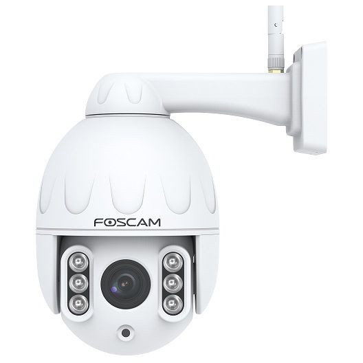 Foscam SD4-WB Cámara de Seguridad IP Exterior 4MP PTZ Inalámbrica Zoom Óptico 4x Visión Nocturna 50m IP66 Blanco