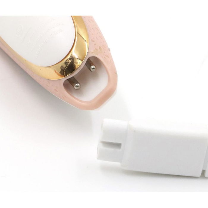 Thulos TH-BY11 Depiladora Corporal Eléctrica Recargable USB con 3 Peines Guía (1, 3, 5 mm), Luz LED, Autonomía 45 Minutos, Incluye Cepillo de Limpieza