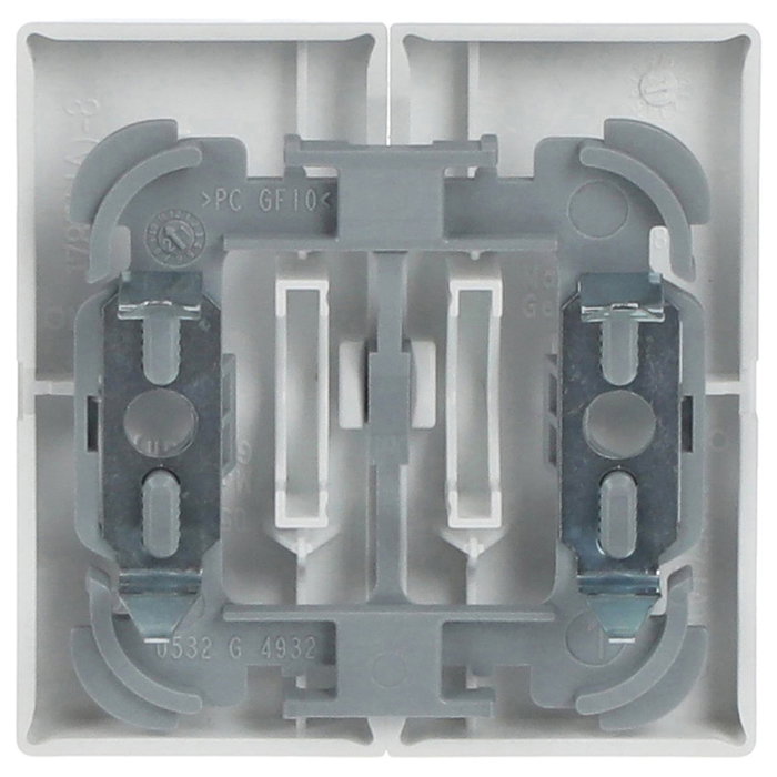 BUSCH-JAEGER 1785 JA-84 Placa de cobertura para persianas, Blanco BUSCH-JAEGER 1785 JA-84 Placa de cobertura para persianas, Blanco