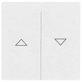 BUSCH-JAEGER 1785 JA-84 Placa de cobertura para persianas, Blanco