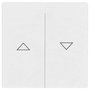 BUSCH-JAEGER 1785 JA-84 Placa de cobertura para persianas, Blanco
