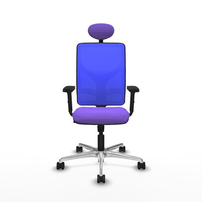PIQUERAS Y CRESPO Silla de oficina Motilla con mecanismo Sincro, Lila y Azul PIQUERAS Y CRESPO Silla de oficina Motilla con mecanismo Sincro, Lila y Azul