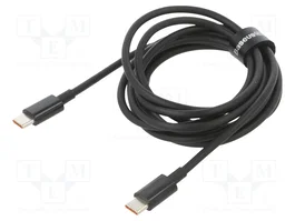 Baseus CATYS-C01 Cable USB-C a USB-C 100W 5A 2m Negro
