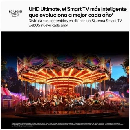 LG 50NANO80A6B - Televisor 50" Smart TV 4K UHD NanoCell, Procesador α7 AI Gen8, webOS 25, Magic Remote, HDR10, VRR, Modo Filmmaker y WOW Interface LG 50NANO80A6B - Televisor 50" Smart TV 4K UHD NanoCell, Procesador α7 AI Gen8, webOS 25, Magic Remote, HDR10, VRR, Modo Filmmaker y WOW Interface