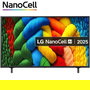 LG 50NANO80A6B - Televisor 50" Smart TV 4K UHD NanoCell, Procesador α7 AI Gen8, webOS 25, Magic Remote, HDR10, VRR, Modo Filmmaker y WOW Interface
