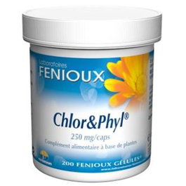 FENIOUX Clorofila 250Mg. 200Cap. Ayuda a la Eliminación de Toxinas
