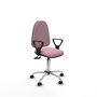 PIQUERAS Y CRESPO Silla de oficina Aýna Rosa con Base Cromada